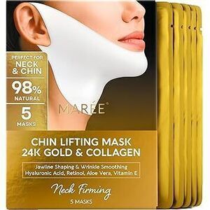 V Line Lifting Mask With 24K Gold – Deep Collagen Face Mask For Women – Jawline